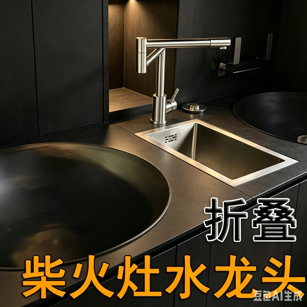 Foldable Kitchen Faucet Pot Filler Faucet Telescopic Cold And Hot Water Mixing Faucet Rotating Sink Faucet Tap