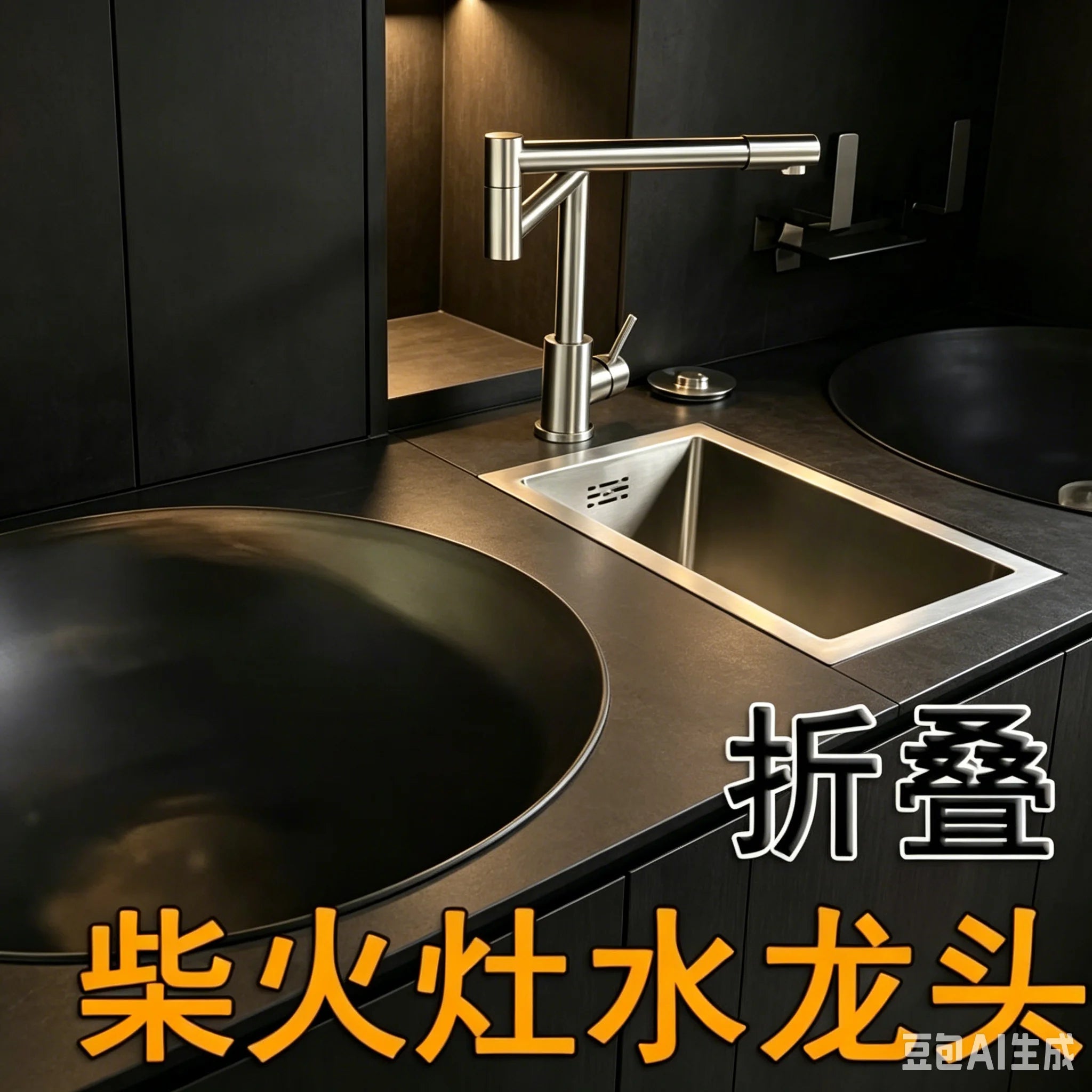 Foldable Kitchen Faucet Pot Filler Faucet Telescopic Cold And Hot Water Mixing Faucet Rotating Sink Faucet Tap