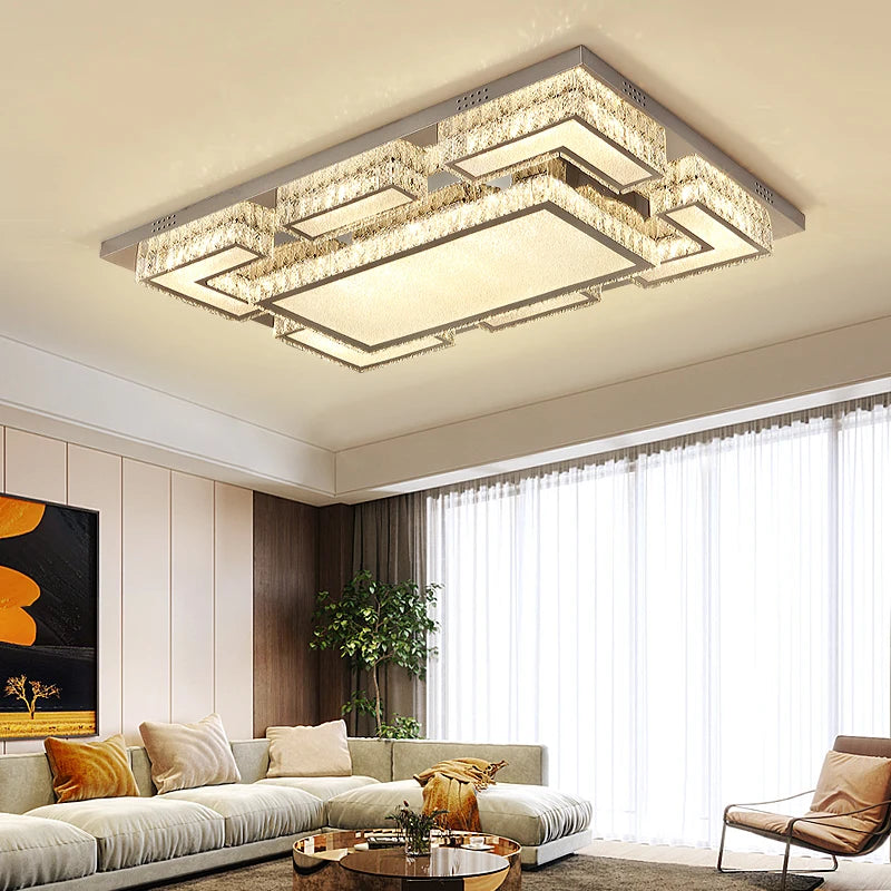 Modern Light Luxury Ceiling Led Crystal Ceiling Light Home Decoration Home Decoration Bedroom Dining Room Kitchen Lighting