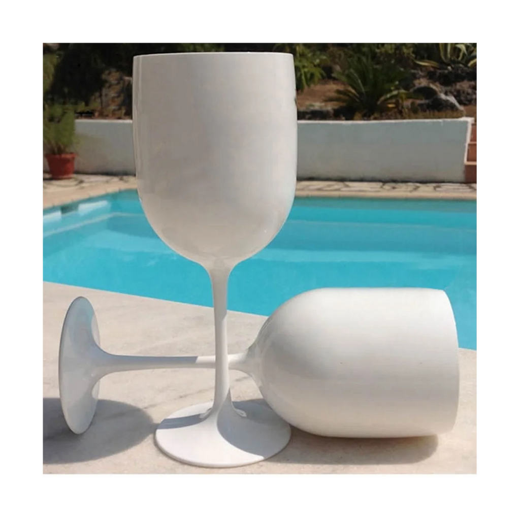 4Pcs Legant and Unbreakable Wine Glasses, Plastic Wine Glasses, Very Shatterproof Wine Glasses