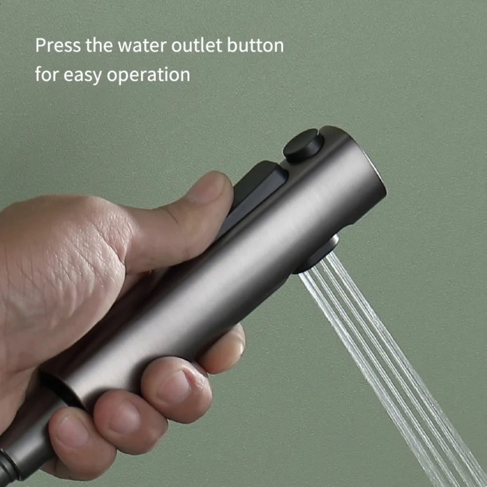 Portable Toilet Handheld Bidet Sprayer Bathroom Douche Bidet Head Sanitary Shower Faucet