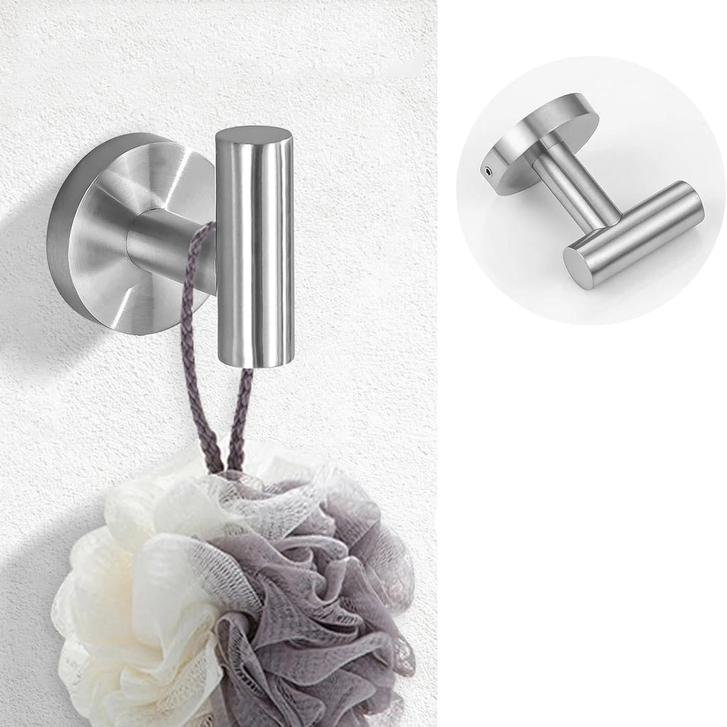 Bathroom Hardware Set Accessories Wall Mounted Stainless Steel Towel Bar Towel Ring Toilet Paper Holder Hook Bathroom Kit