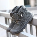 2023 Army Green Men's Canvas Boots High Top Deodorant Women's Denim Casual Sneakers Button Walking Zapatillas
