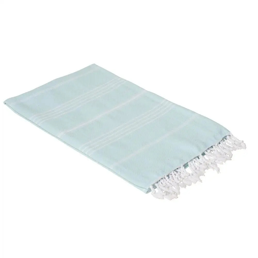 Eco-friendly Lightweight 100% Cotton Hand Bath Towel Customized Woven Striped Turkish Peshtemal Quick-Dry Compressed Disposable