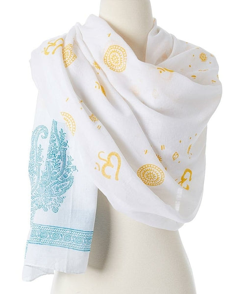 OMSutra Shanti Paisley Shawl